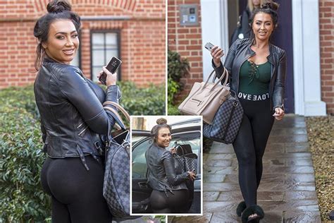Lauren Goodger Looks Like Shes Been Tangoed As She Shows Off Her Bum