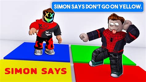 Simon Says Fun Roblox Game Youtube