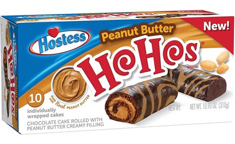 Hostess Ho Hos Peanut Butter Cakes 10 Cakes At Mighty Ape Nz