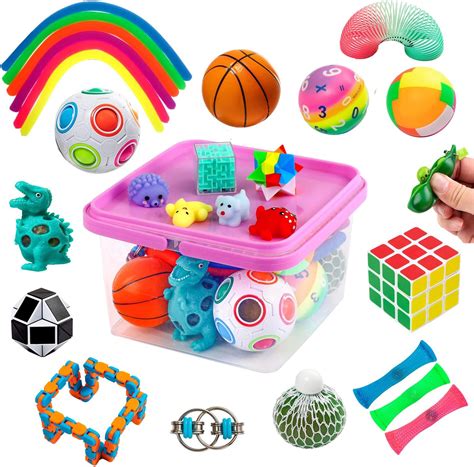 Sensory Toys Set 26 Pack Stress Relief Fidget Hand Toys For Adults And