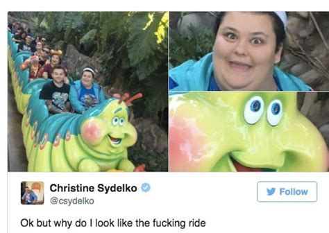 Woman Discovers Own Resemblance To A Bugs Life Childrens Ride