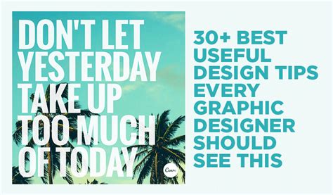 31 Best Useful Design Tips Every Graphic Designer Should See This