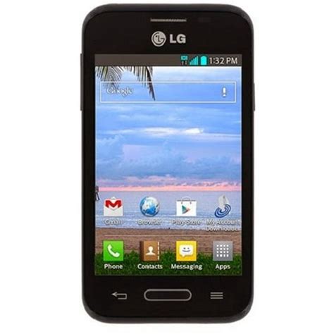 Tracfone Lg Optimus Fuel Prepaid Phone With Triple Minutes Tracfone