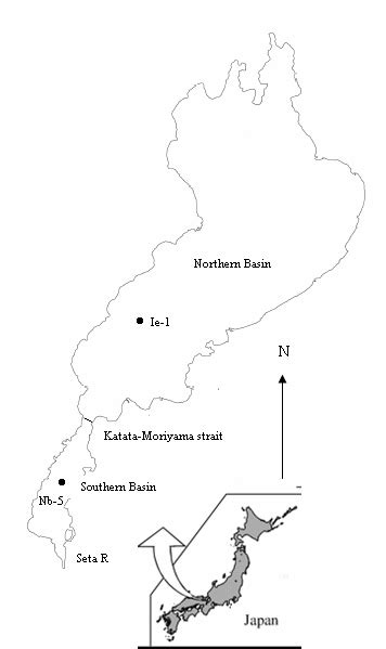 Figure 1 Map Of Lake Biwa And The Location Of Sampling Stations Ie 1