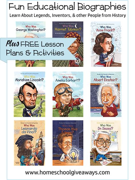 Fun Educational Biographies: Learn About Legends, Inventors, and other ...