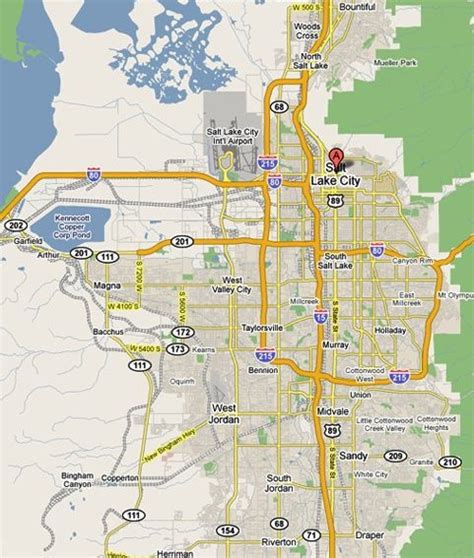 Salt Lake City Utah Zip Code Map