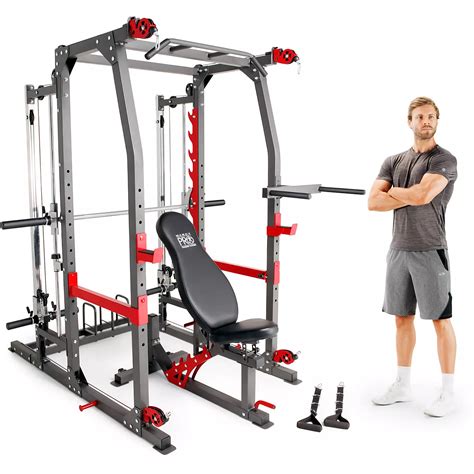 Marcy Pro Smith Machine Home Gym Training System Cage Academy