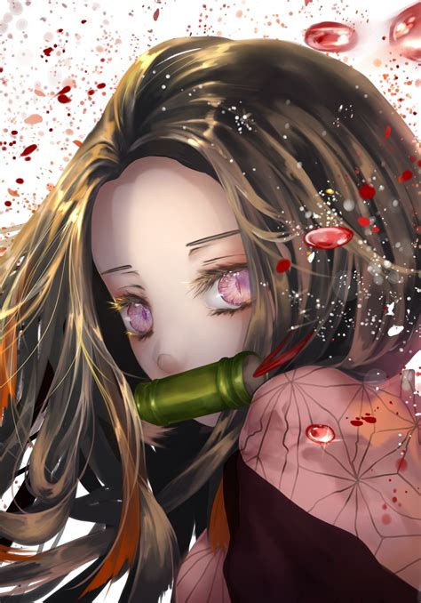 1668x2388 Nezuko Kamado Kimetsu No Yaiba Art 1668x2388 Resolution