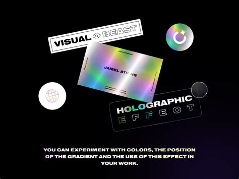 Holographic Guide In Figma Figma Holographic Startup Branding