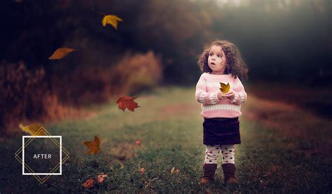 Fall Photoshop Actions And Leaf Overlays Pretty Presets For Lightroom