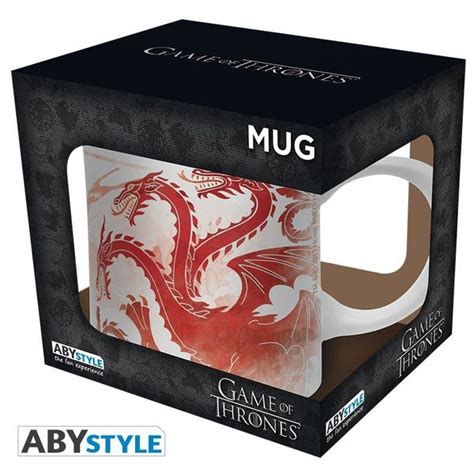 Game Of Thrones Mug 320 Ml Red Dragons Targaryen Abystyle