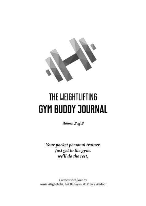 habit nest journal previews weightlifting journal volume 2 preview page 6 7
