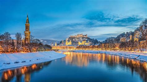 The Salzach River In Salzburg Austria Bing™ Wallpaper Gallery