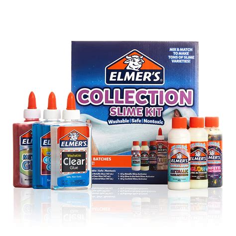 Elmers Collection Slime Kit Supplies Include Glow In The