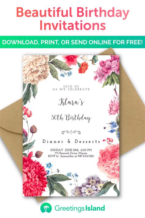 Not looking to throw a party but still want to recognize a special someone's exciting day? Create your own birthday invitation in minutes. Download ...