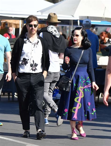 Dita von teese thinks the same and clearly remembers her first boyfriend, named mark. Dita von Teese and boyfriend Adam Rajcevich - Shopping in ...