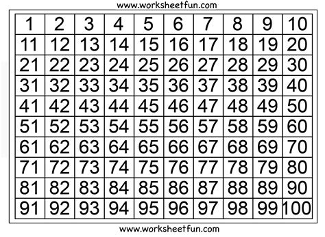 6 Best Images Of Numbers To 50 Chart Printable Printable Number Chart