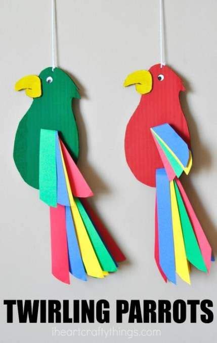 Hanging Bird Crafts For Kids 27 Trendy Ideas Bird Parrot Craft Bird