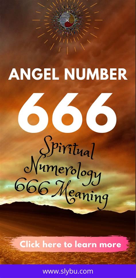 Angel Number 666 Spiritual Numerology 666 Meaning Numerology 666