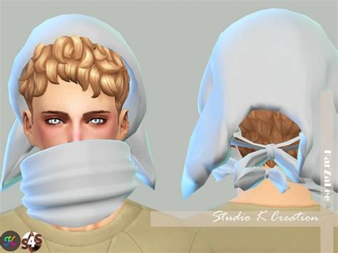 Cleaning Set Head Bandage And Mask At Studio K Creation Sims 4 Updates