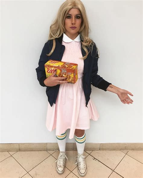 Eleven Costume Complete With Eggo And 011 Tattoo Rstrangerthings