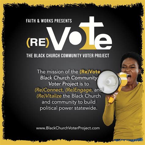 Faith And Works Launches Revote A Mass Voter Engagement Project