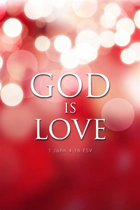 God Is Love 1 John 416 Iphone Wallpaper Tamil Christian Online