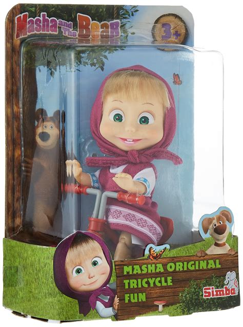 Buy Masha And The Bear Masha Tricycle Doll 12cm Online At Desertcartuae