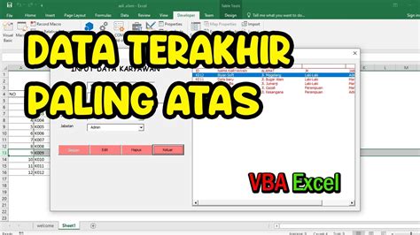 Mengedit Listbox Data Excel, Cara Mudah dan Cepat