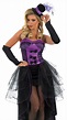 Purple Burlesque Dancer Costume | All Ladies Costumes | Mega Fancy Dress