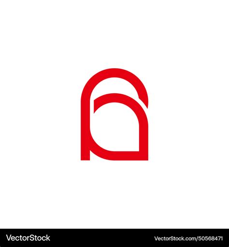 Letter G Pin Location Symbol Logo Royalty Free Vector Image