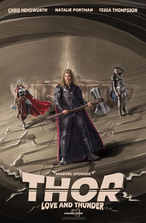 I Designed A Poster For Love And Thunder Thor Marvelstudios