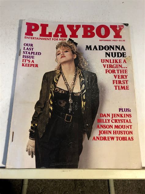 Mavin Vintage Adult Playboy Magazine September 1985 Madonna Nude 719