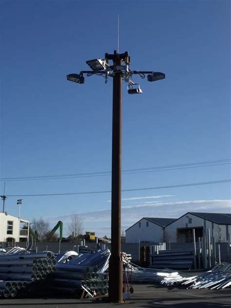 Mild Steel Ms Dual Arm Octagonal Light Pole For Street At Best Price