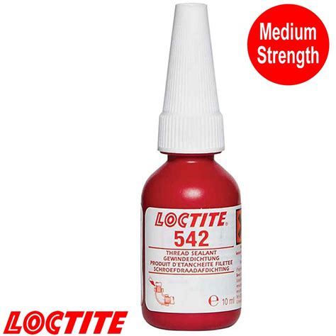 Loctite 542 Hyd Sealant 10ml Red Hydraulic Sealant Collier And Miller