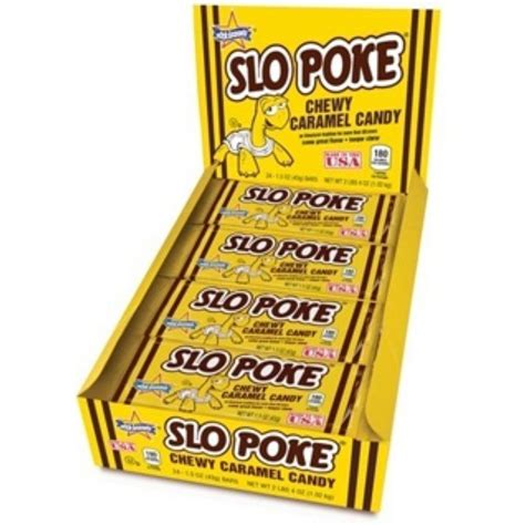 Slo Poke Chewy Caramel Candy Bar 15 Ounce 24 Per Pack