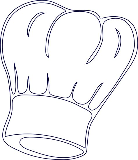 Chef Hat Coloring Page