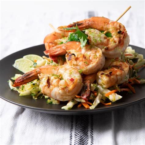 Marinated in tons of herbs. Tequila Lime Marinated Shrimp Skewers | Recipe | Shrimp skewers, Food recipes, Marinated shrimp