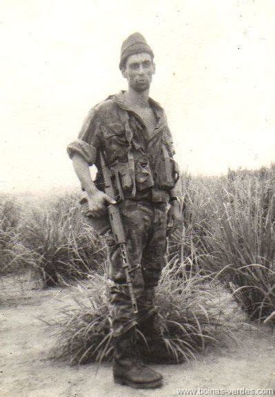 Portuguese colonialism and decolonizaton, colonial photography keywords colonial war; Portuguese commando with an AR10.