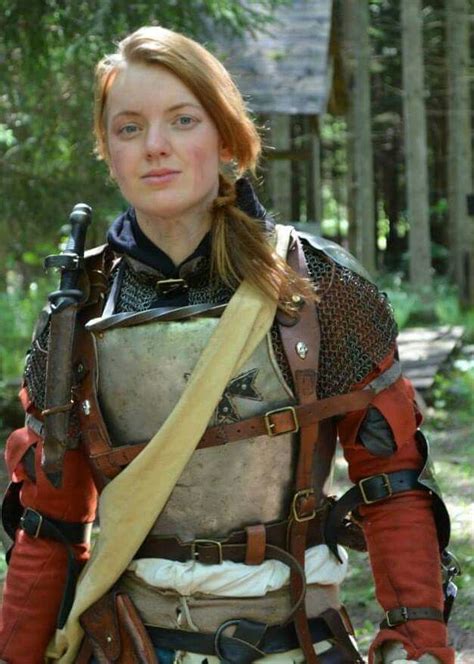 Freda Selven Female Armor Fantasy Armor Larp Armor