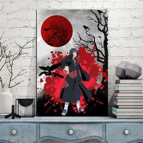 Itachi Uchiha Poster Naruto Wall Art Anime Canvas Painting Anime