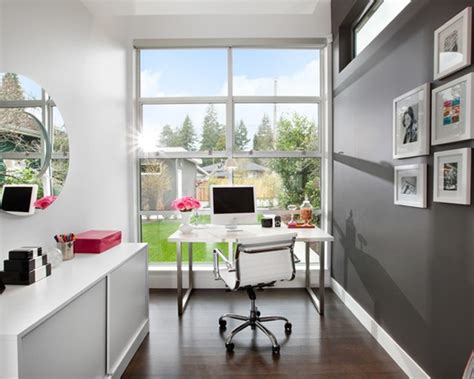 28 White Small Home Office Ideas | HomeMydesign