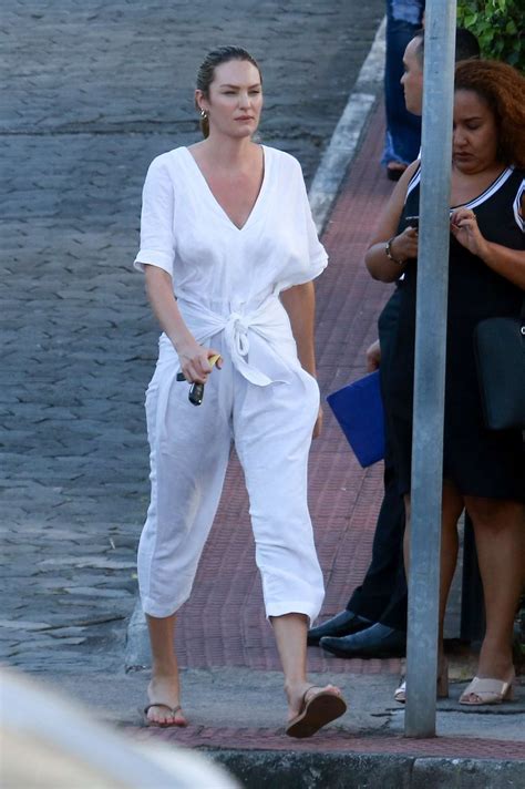 Candice Swanepoel In White Jumpsuit 06 Gotceleb
