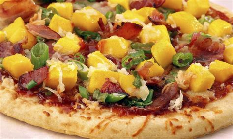 Mango Bacon Barbecue Pizza Food Channel
