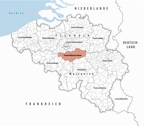 Où Se Trouve La Province Du Brabant Wallon