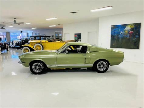 1967 Ford Shelby Gt500 44250 Miles Lime Green Fastback For Sale Ford