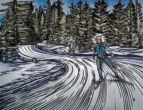 Perspective The Art Of Cross Country Cross Country Skier