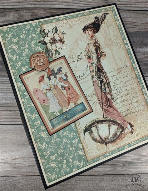 Mini Album With Graphic 45s Ladies Diary Dce Lv Handcrafted