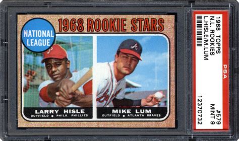 1968 Topps 1968 Rookie Stars Larry Hislemike Lum Psa Cardfacts®