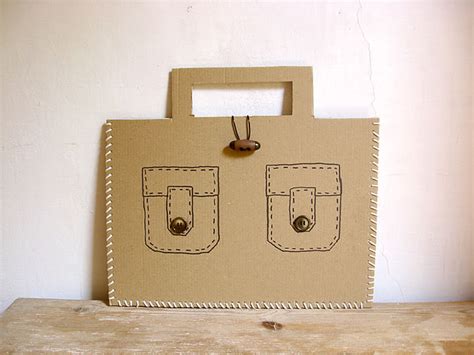 Diy Laced Cardboard Handbags Handmade Charlotte